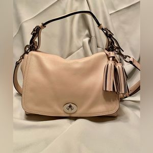 Light Pink Coach Satchel. Used. Early 2000s.